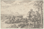 River Landscape with a Returning Horseman and His Servant