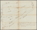 Plan of lots number one to four of square A of Captain De Lancey's ground