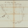 Plan of square A of James De Lancey's ground