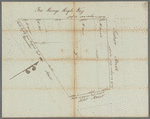 Plan of square A of James De Lancey's ground