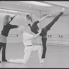Elena Tchernichova directs Andris Liepa and Susan Jaffe during rehearsal for the American Ballet Theater production "Swan Lake"