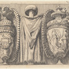Large Coat with Fringe between Two Vases