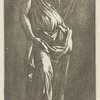 Standing female figure with a sword. (Justice?)