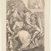 Horsemen Visiting St. Benedict in Solitude
