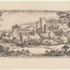 Landscape with Distant Castle and 2 Fishermen