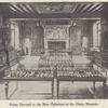 Room devoted to the shoe collection in the Cluny Museum