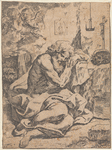 St. Jerome in a Grotto with two Angels