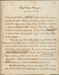 Thomas Hardy collection of papers