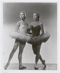 Maria Tallchief dressed as Odette in Swan Lake, Act II and Yvonne Chouteau dressed as Princess Florisse in The Sleeping Beauty, Act III