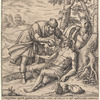 The Good Samaritan Treats the Traveler's Wounds