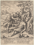 The Good Samaritan Treats the Traveler's Wounds