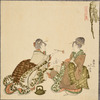 Girls drinking New Year sake (Toso)