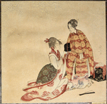 Preparing for Okina dance