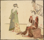 Two women, one wth samisen