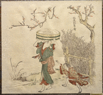 Women gathering plum blossoms