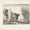 The Flight with the Holy Family at the Left