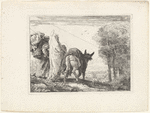 The Flight with the Holy Family at the Left
