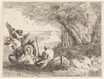 The Holy Family Being Ferried Across the River