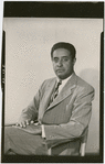 Portrait of labor leader and Manhattan Borough President candidate Ewart Guinier