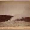 Old Faithful Geyser Cone, steaming