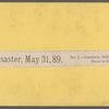 Johnstown Disaster, May 31, 1889, No.1, Cambria Mills, Steubenville, Ohio