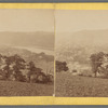 Landscape view overlooking the town, Ohio