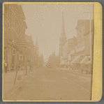 Street view from the middle of the road, Ohio