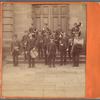 [A musical band of men and a young boy with their instruments], Steubenville, Ohio