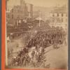 Market Street [large crowd of people gathered together], Steubenville, Ohio