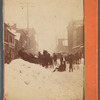 South Fourth Street [with people and horses in snow scene], Steubenville, Ohio