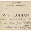 Lodian, Walter