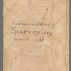 Memoranda of surveying