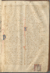Page of text with miniature below right column, f. 10r