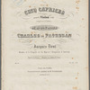 Cinq caprices pour le violon seul, op. 18 