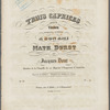 Trois caprices pour le violon, op. 20 