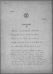 Cruikshank, George. Draft of an AL with pencil sketch at end, to Dickens