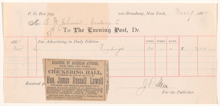 Lowell, James Russell - NYPL Digital Collections