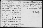 Carlyle, Thomas. ALS to Georgina Hogarth regarding the death of Dickens