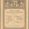 Petit bal costumé, six petits morceaux pour violon avec accompaniment de piano par Guido Papini
