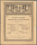 Petit bal costumé, six petits morceaux pour violon avec accompaniment de piano par Guido Papini