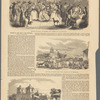 Sketches in San Antonio, the fandango [on full sheet]; Main plaza, San Antonio, Texas; Mission of Concepcion, New Mexico
