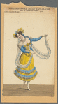 [618.] Femme espagnole dansant la quarache [also called the guaracha], dans La muette de Portici, [ballet du premier acte], Académie Royale de Musique, opéra