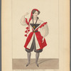 740. Costume de Melle. Gomard (en catalane) dans le ballet de Clarisse, Acte II, Th[éâtre] de l'Ambigu Comique, mélodrame