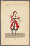 740. Costume de Melle. Gomard (en catalane) dans le ballet de Clarisse, Acte II, Th[éâtre] de l'Ambigu Comique, mélodrame