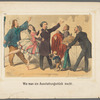 Theatrical dancers in caricatures and cartoons