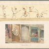 Polichinelle et grotesques ; Loges du theâtre