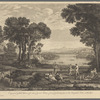 Landscape with dancing figures