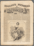 M'lle. [Louise] Lamoureux, the celebrated danseuse [with accompanying article]