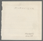 Mourawieff se faisant applaudir pour sa manière de lever la jambe [cartoon of Marfa Muravʹëva]