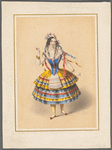 Female dancer in folk costume